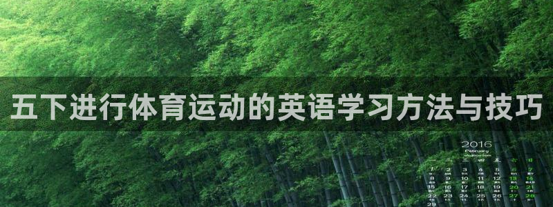 oety欧亿：五下进行体育运动的英语学习方法与技巧